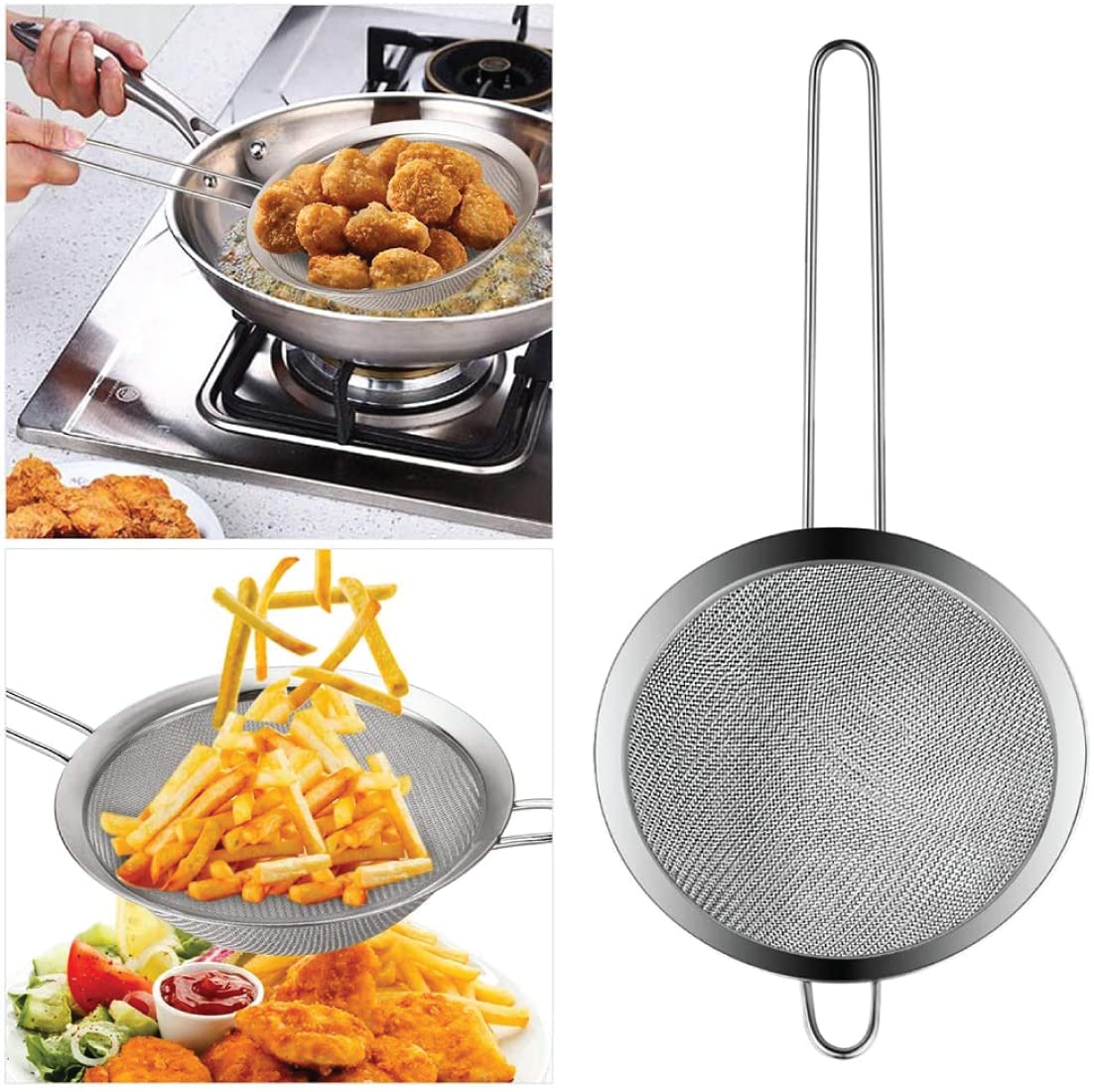 Anas compact, stackable strainers store neatly in small kitchens