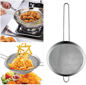 Anas compact, stackable strainers store neatly in small kitchens