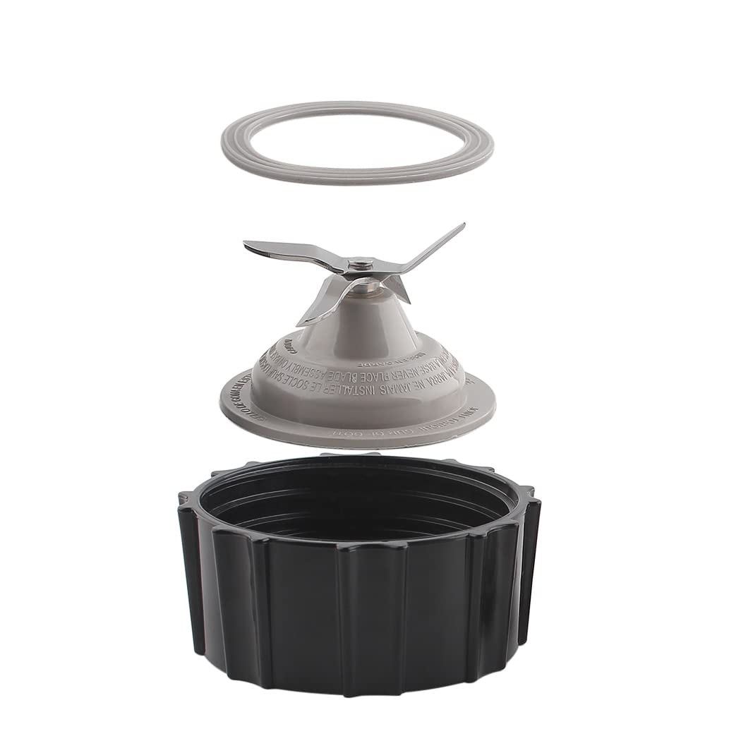 Anbige jar base collar provides a secure seal for compatible blenders.
