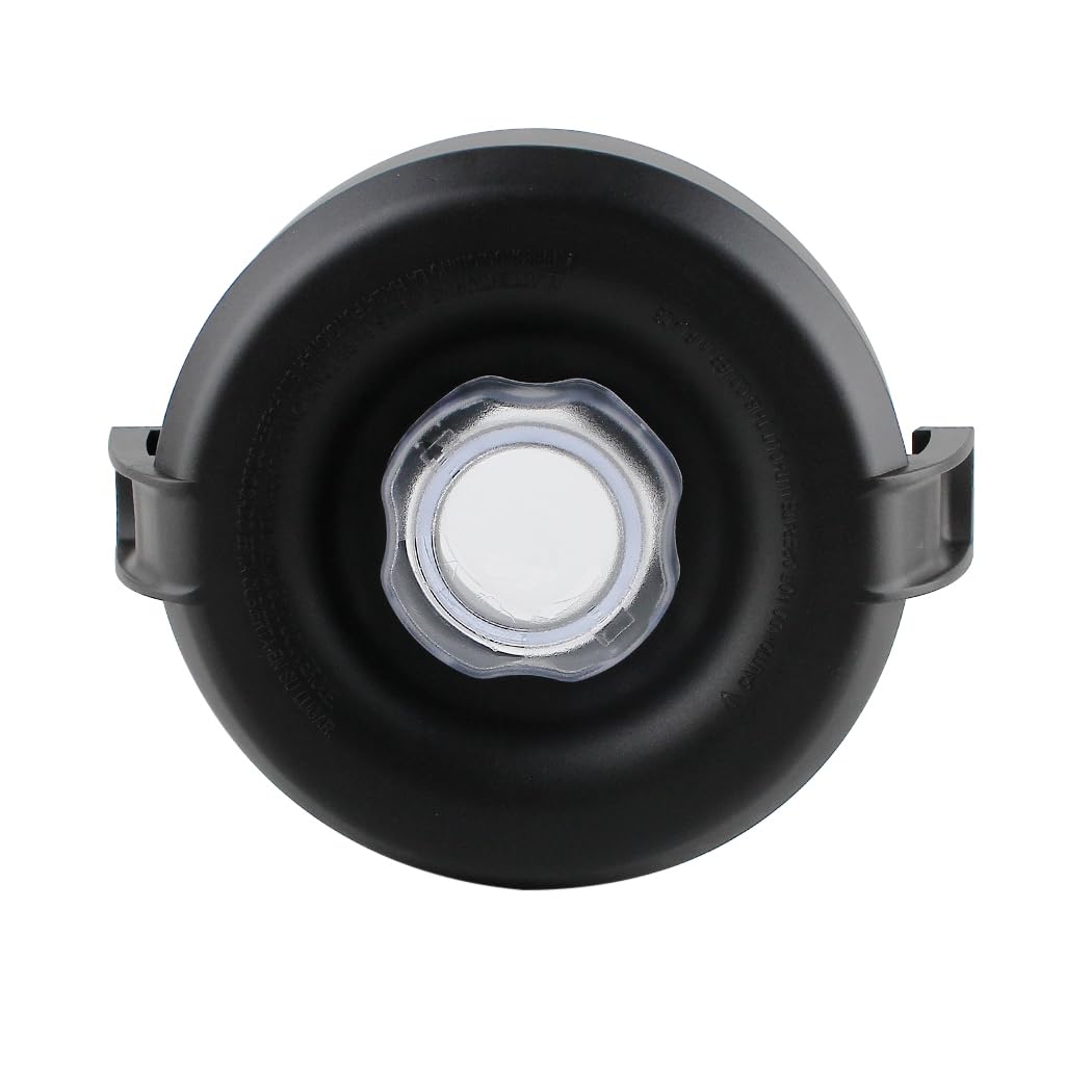 Anbige lid with plug provides secure sealing for smooth blending.