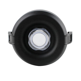 Anbige lid with plug provides secure sealing for smooth blending.