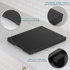 ANBOXIT appliance slider close-up shows quality wheels and quiet rolling