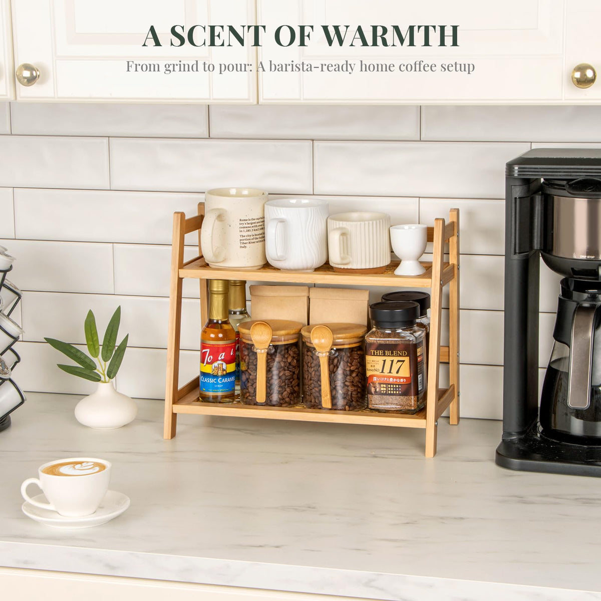 ANBOXIT open-frame design promotes airflow on busy kitchen or coffee corners.