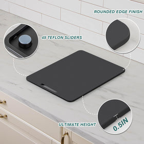 ANBOXIT wide-large sliding tray provides space for large appliances with smooth movement.