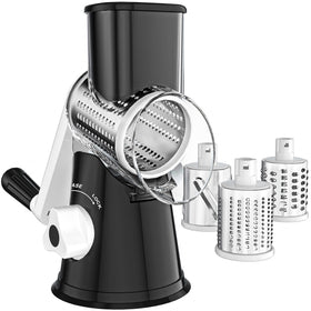 ANCEVSK cheese grater hand crank enabling quick safe shredding