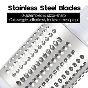 ANCEVSK easy-turn handle speeds prep for cheese and vegetables
