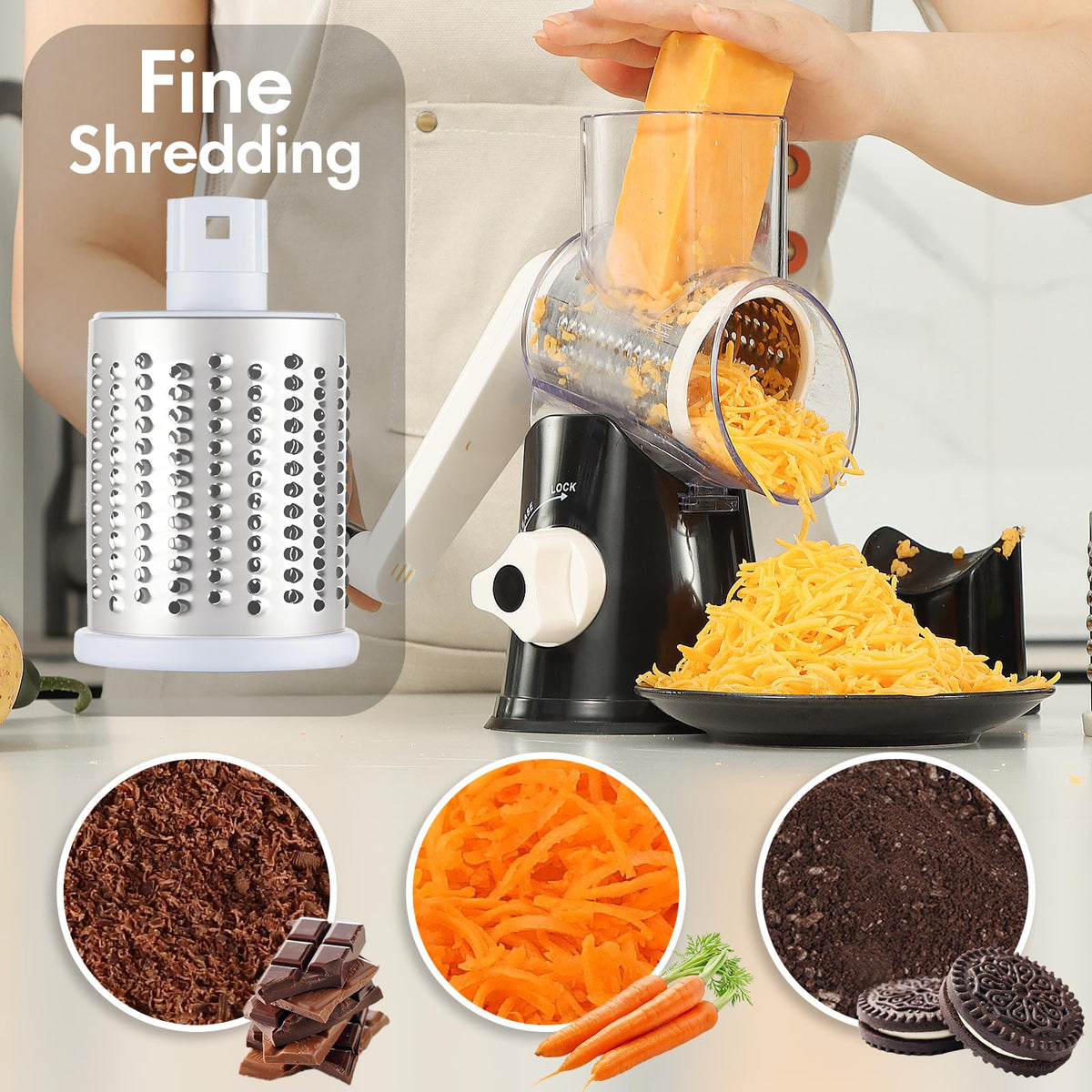 ANCEVSK strong suction base keeps the unit stable during use