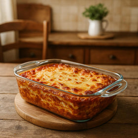 Anchor Hocking loaf dish delivers everyday durability and versatility.