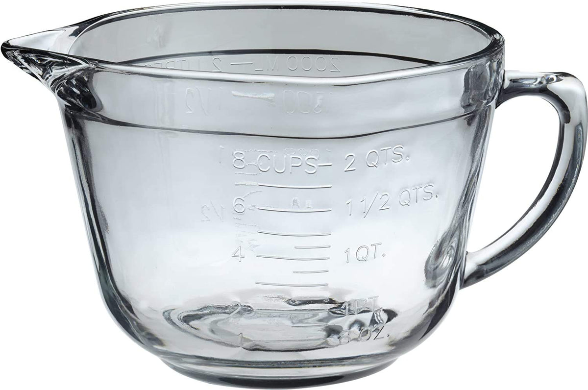 Anchor Hocking microwave-safe batter bowl ideal for quick reheats and prep.