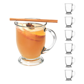 Anchor Hocking Café 16oz mug with durable glass for daily coffee.