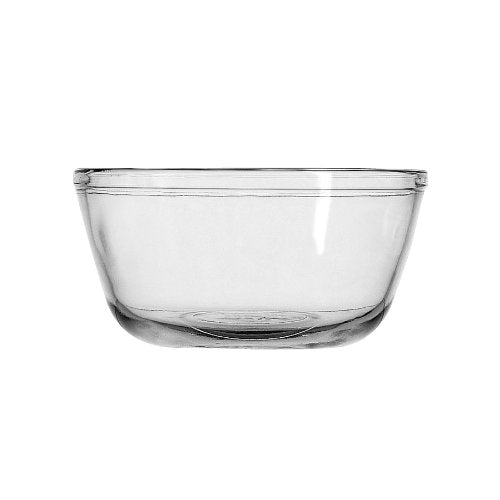 Anchor Hocking glass round mixing bowl 2.5 qt, ideal for batter prep and easy pouring