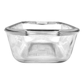 Anchor Hocking loaf dish is dishwasher safe for easy cleanup.