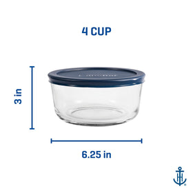 Anchor Hocking oven-safe glass ideal for baking, reheating, and leftovers.