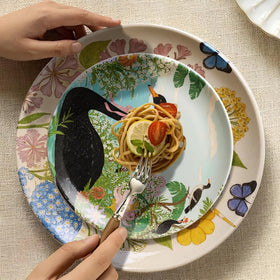 ANCYDPMI colorful-pattern plates brighten tables and elevate casual gatherings.