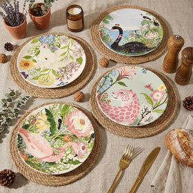 ANCYDPMI plates work well on shelves or walls as decorative art.