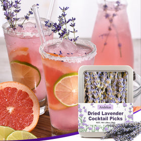 Andekas lavender sprigs decorate desserts and cakes with elegant color