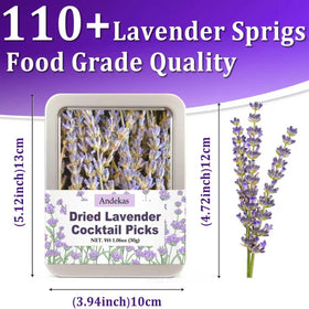Andekas dried lavender in a tin preserves freshness for gifting