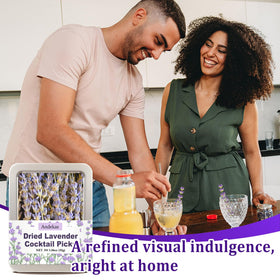 Andekas lavender sprigs enhance plating and visual presentation of dishes