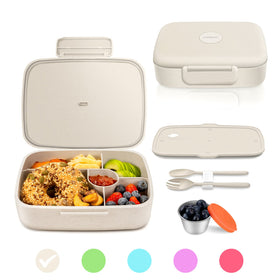 AndMoon Bento 5-compartment lunchbox keeps meals organized for school and work