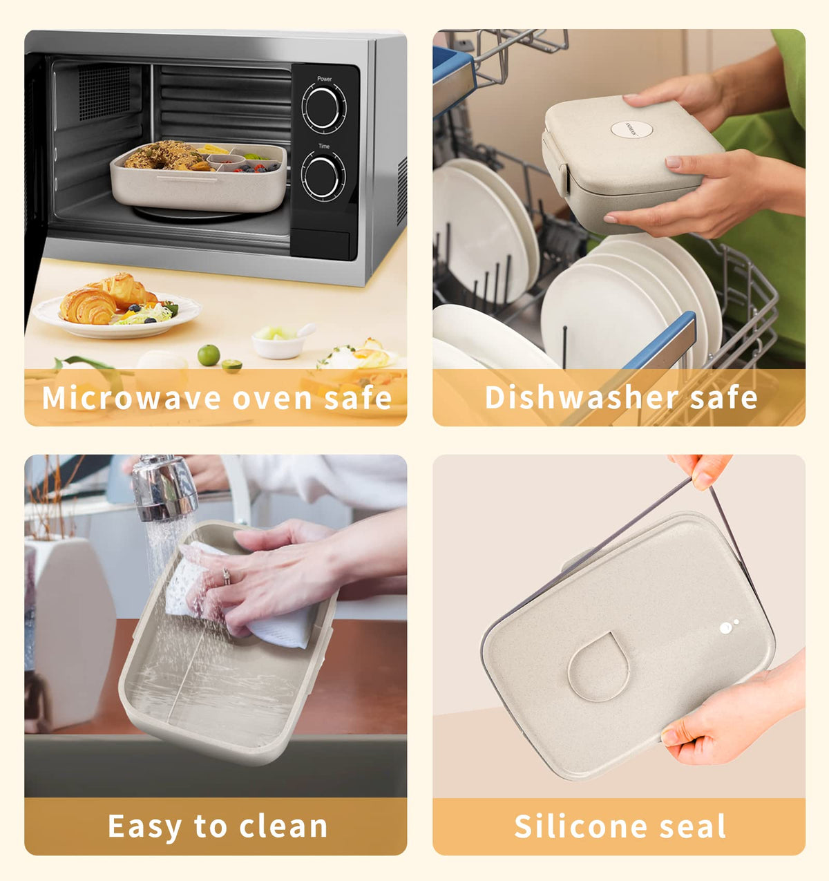 Double insulated AndMoon lunchbox helps keep foods warm longer on the go