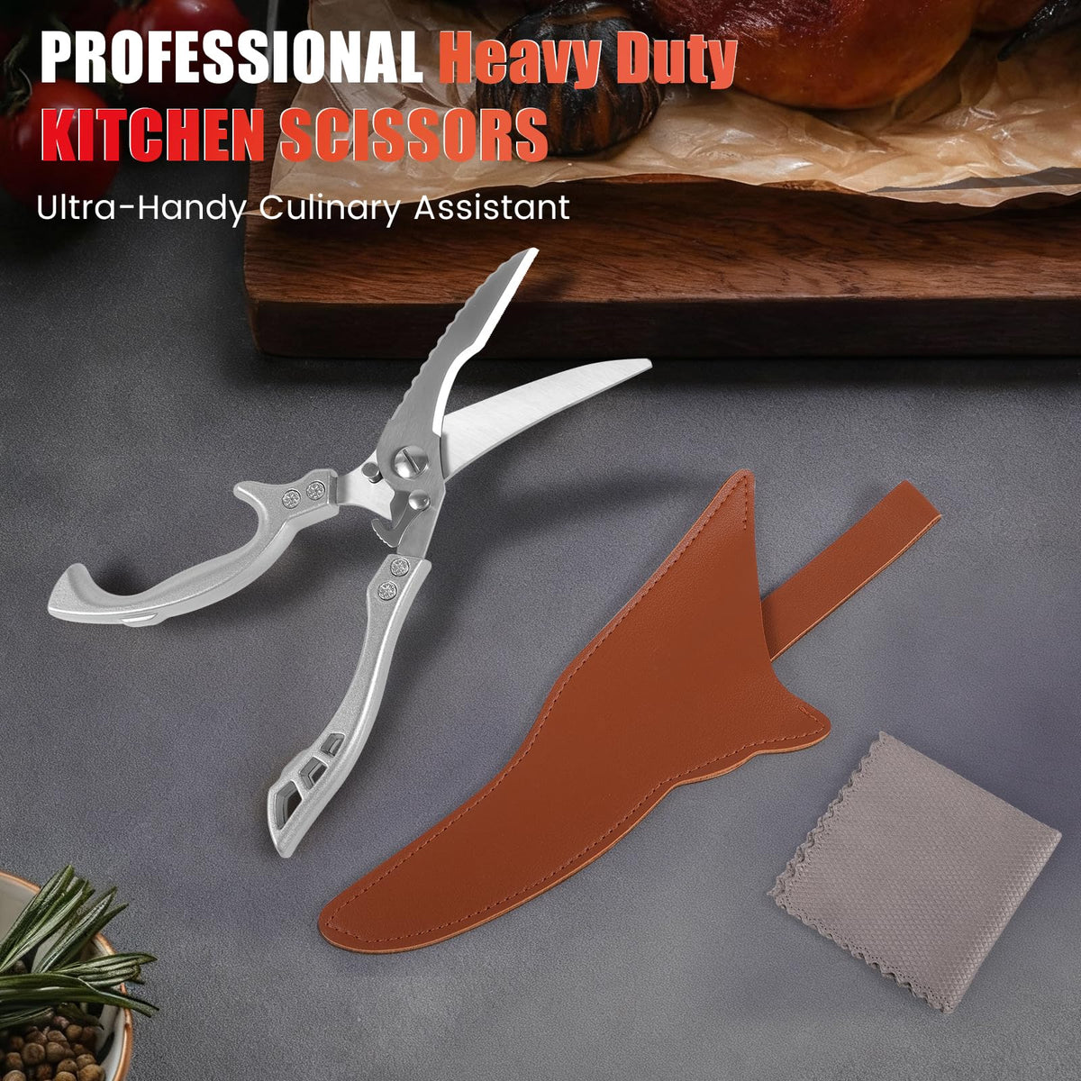 ANDONG seahorse-arc design ensures comfortable control even with oily hands.