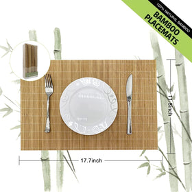 Andstar heat-insulation placemats shield hot dishes and prevent surface damage.