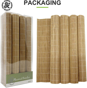 Andstar placemats pair well with sushi-style serving for protection and style.