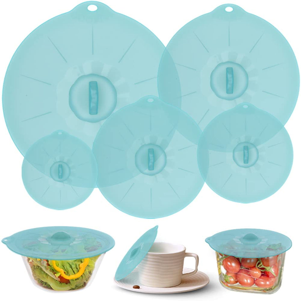 Andyken silicone lid 4-inch bowl cover—secure, reusable, and fridge-safe.
