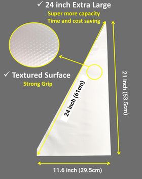 ANEWONDER textured grip piping bags provide secure handling during decoration.