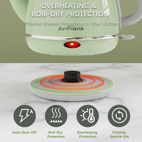 Anfilank BPA-free handle promotes safe, comfortable pouring