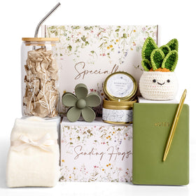 Anforsun Get Well Care Package gift box with comforting contents for recovery support.