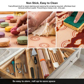 Angadona mat kit with piping tips and bags for precise macarons.