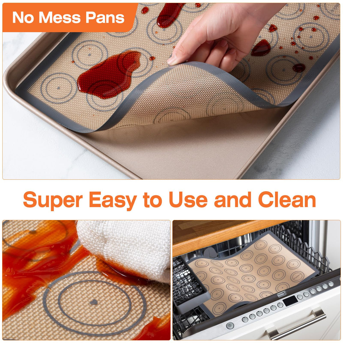 Angadona piping bags with tips offer easy filling and smooth piping control.