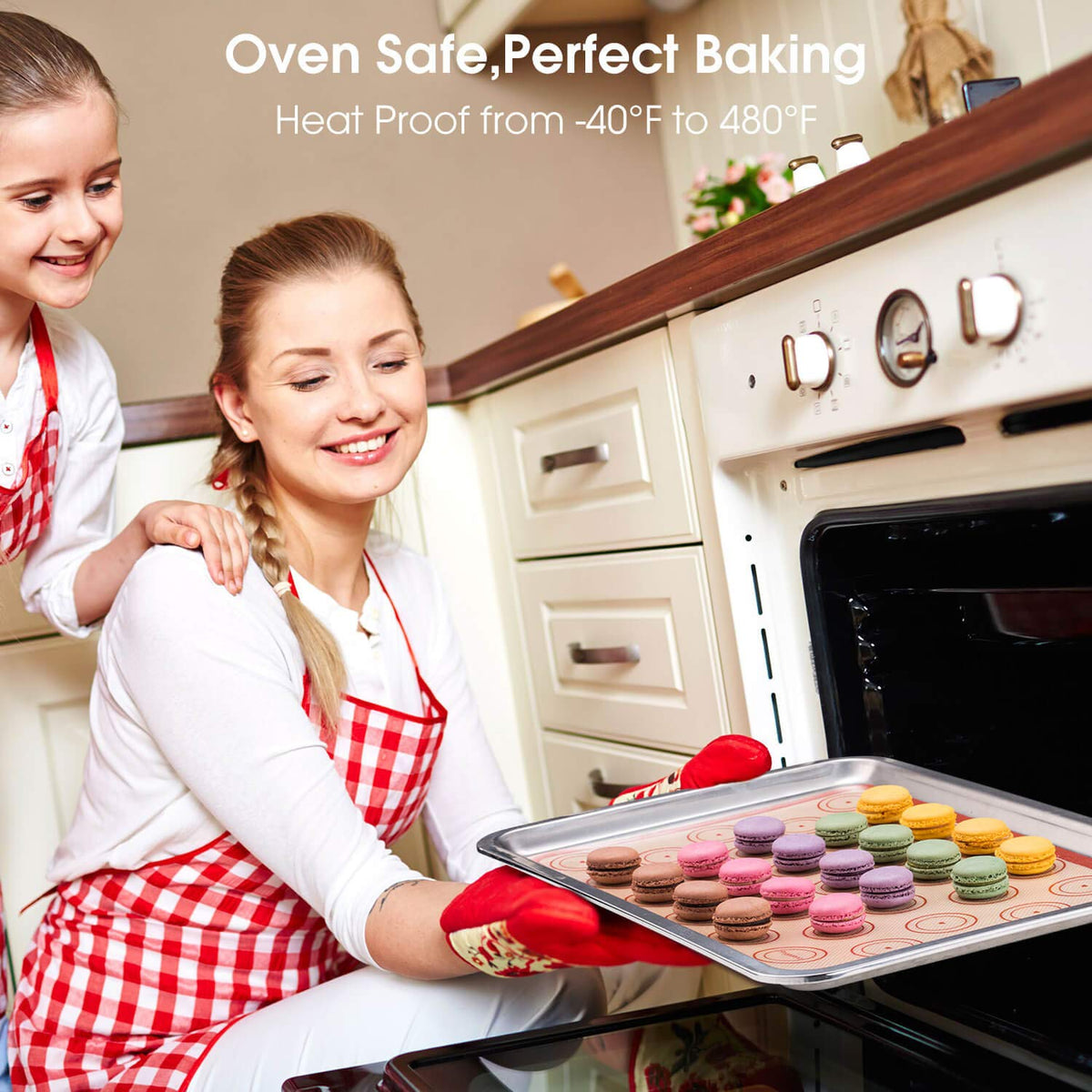 Angadona piping tips and bags enable precise batter application.