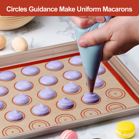 Angadona square silicone baking mat 9-inch pan for uniform coverage