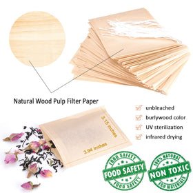Angooni disposable bags made from natural paper for safe brewing.