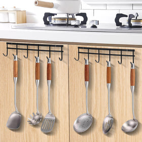 ANGOSUFI wall-mounted utensil rack installation kit included for quick setup
