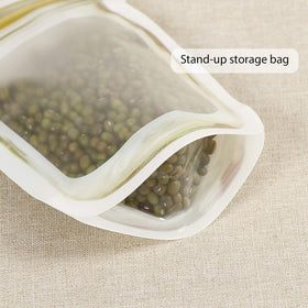 anGrace mason jar bags yellow portable for travel and camping snacks