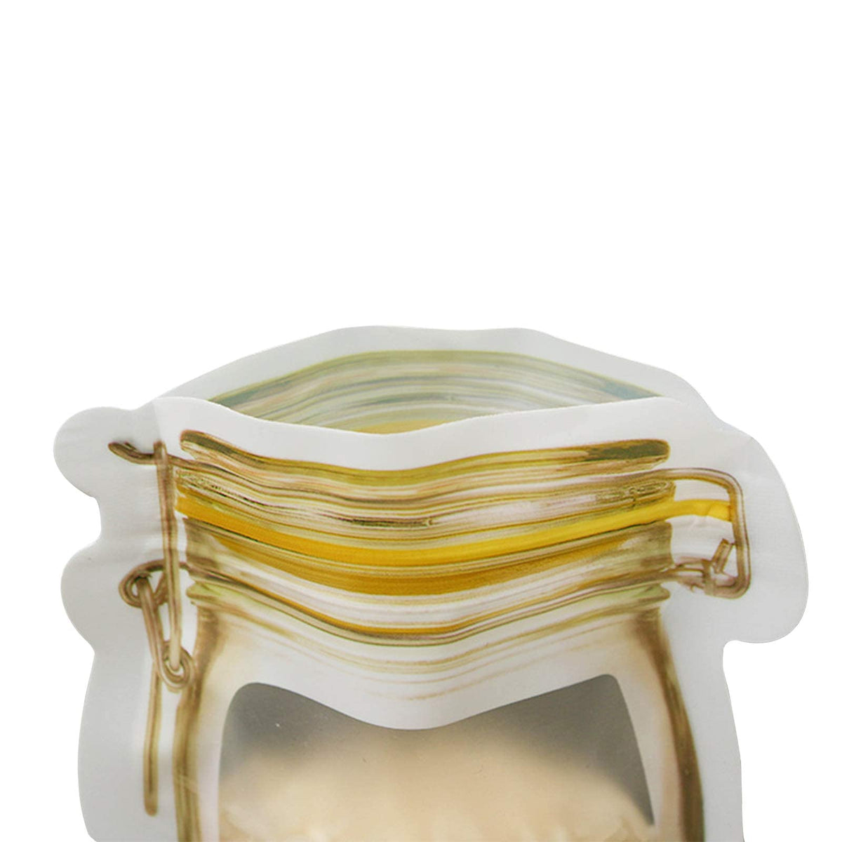 anGrace mason jar bags yellow ideal for spices and tea on the go