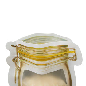 anGrace mason jar bags yellow ideal for spices and tea on the go