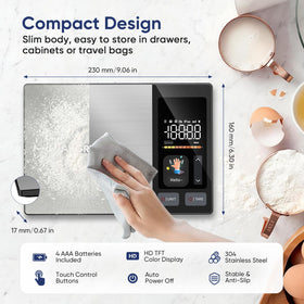 Angryicy stainless steel surface is waterproof and easy to clean