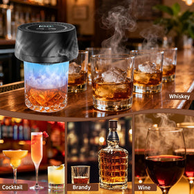 ANITEHI built-in LED lighting with color options enhances presentation.