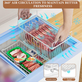 ANJUBAN dense mesh sides support sturdy, long-lasting organization.