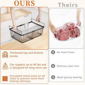 ANJUBAN sturdy-thick-frame bin demonstrates durability and shape retention under weight