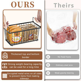 ANJUBAN thickened frame with metal mesh resists deformation.