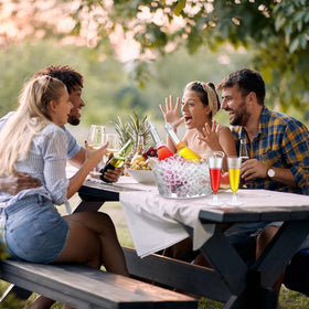 ANKBOL ice bucket ideal for outdoor picnics and barbecues