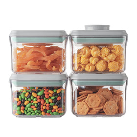 Ankou 380ml pop-up lid airtight container for quick snack access