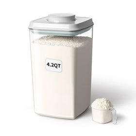 Ankou airtight pop lid container showing easy-access design for busy kitchens.