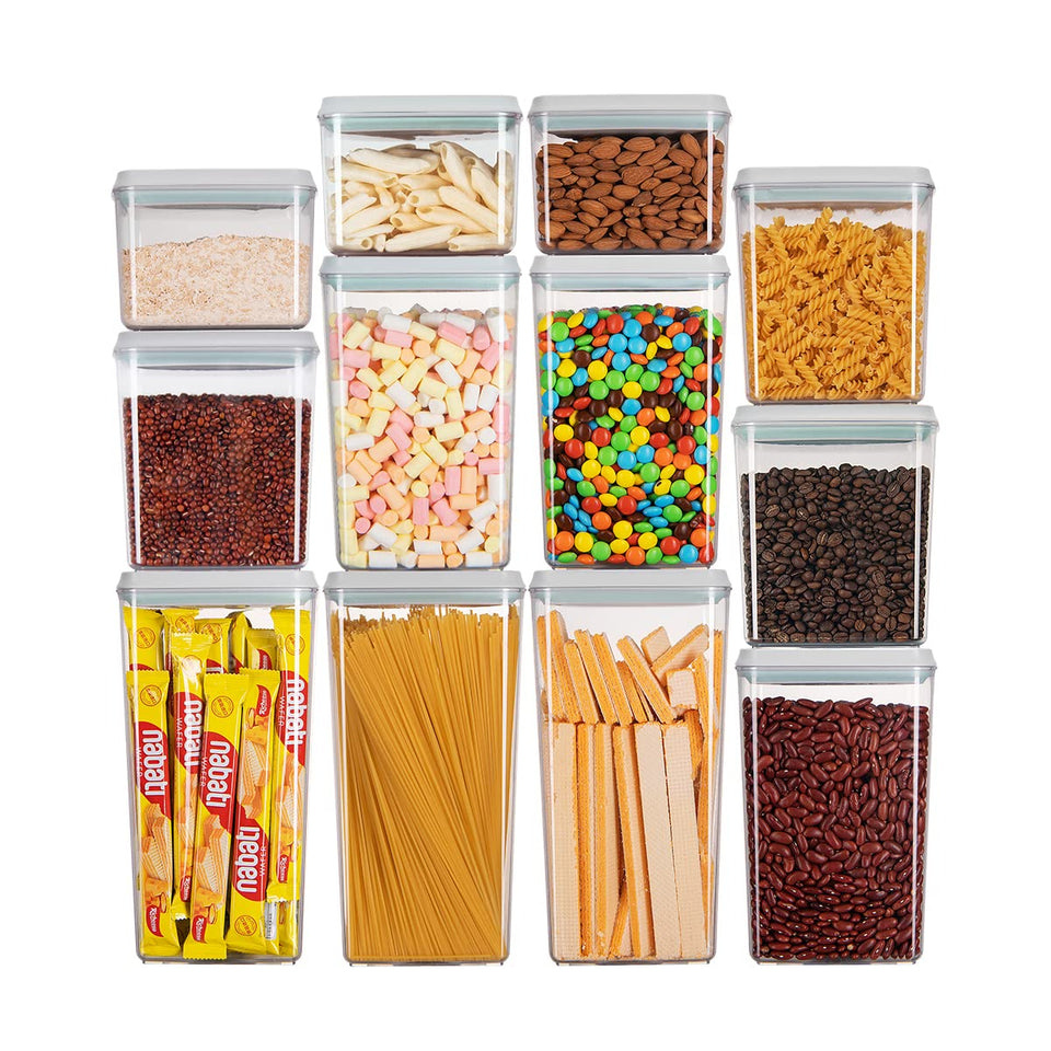 Ankou Pop airtight container with quick press lid for fast one-handed access.