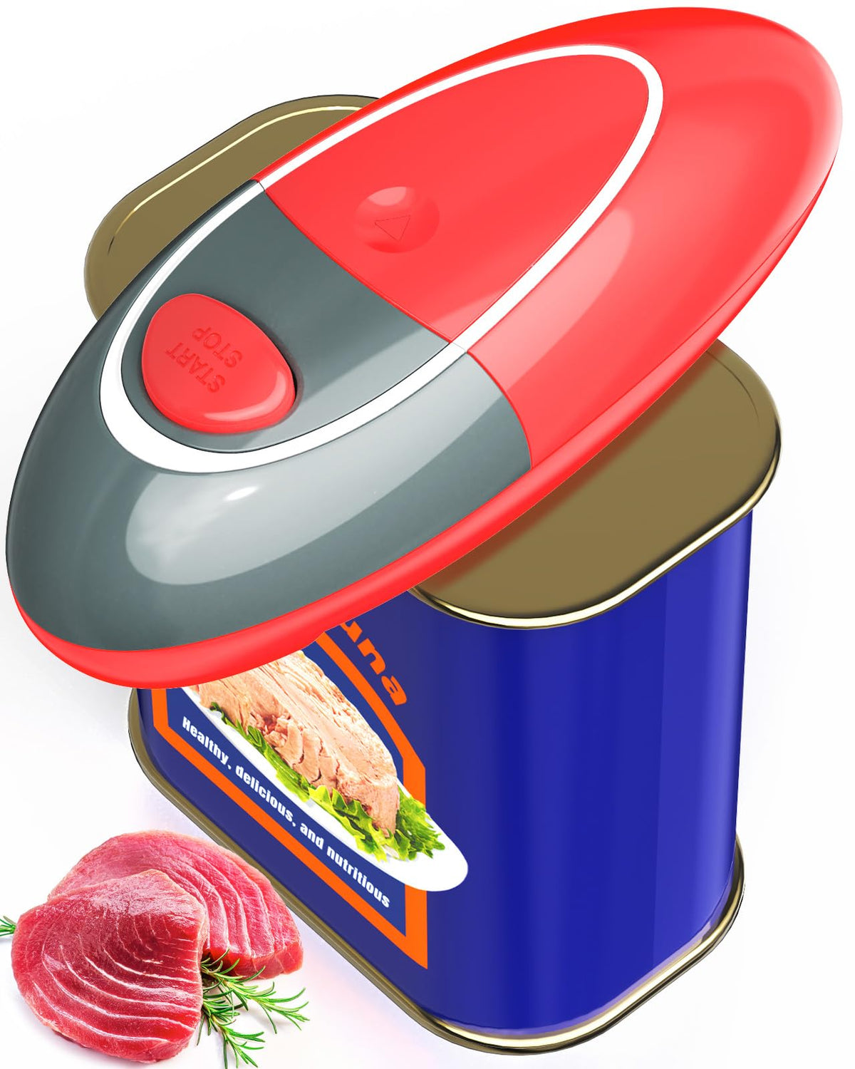 Ankuwa One-Touch Electric Can Opener cuts smoothly for arthritis-friendly use